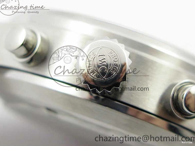 MIROTIME 0414 Pilot Chrono IW377726 ZF 1:1 Best Edition Green Dial on Brown Leather Strap A Trendsetting 7125